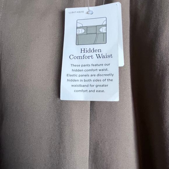 L.L. Bean Men’s Chino Pants 42 New With Tags! Pleated Front Business Casual - Picture 5 of 5